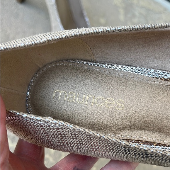 New Elegant Maurice’s Silver High Heels - Picture 2 of 12